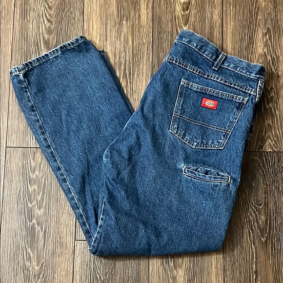 Dickies Other - Dickies Regular Straight Denim Blue Cotton Jeans Mens 40x32